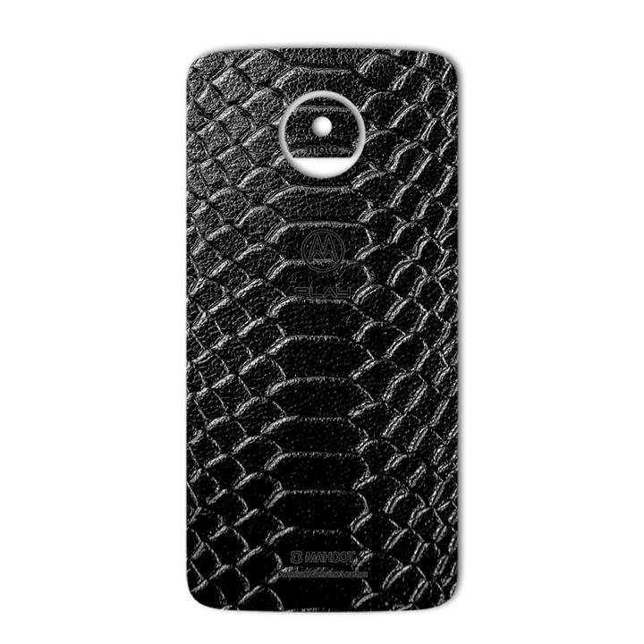 برچسب تزئینی ماهوت مدل Snake Leather مناسب برای گوشی  Motorola Moto Z Play MAHOOT Snake Leather Special Sticker for Motorola Moto Z Play